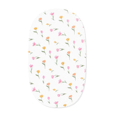 Oval Bassinet Sheet in Tulip